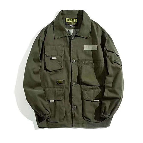 

Men's Bomber Jacket Military Tactical Jacket Outdoor Quick Dry Lightweight Breathable Sweat wicking Jacket Top Fishing Climbing Running ArmyGreen Black khaki