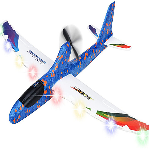 

Electric Airplane Toys Rechargeable 2 Flight Mode Throwing Plane Outdoor Sport Toy Foam Education Glider Aeroplane for boys Adults Family Flying Game Toy Styrofoam Airplanes Gift for Kids Teens