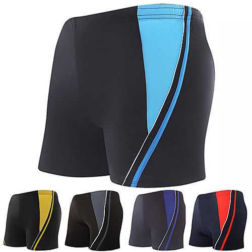 

Men's Swim Shorts Breathable Quick Dry Ultra Light (UL) Elastane Terylene Swimwear Beach Wear Board Shorts Patchwork Swimming Surfing Water Sports