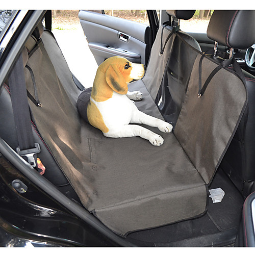 

Dog Cat Pets Dog Cat Car Seat Cover Pet Backseat Cover Waterproof Washable Durable Solid Colored Classic Oxford Cloth puppy Small Dog Medium Dog Training Outdoor Driving Black