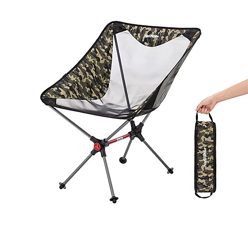 

Camping Chair Multifunctional Portable Breathable Ultra Light (UL) Aluminum Alloy for 1 person Fishing Beach Camping Traveling Autumn / Fall Winter Black Camouflage Khaki