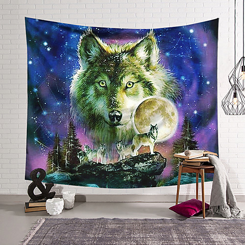 

Wall Tapestry Art Decor Blanket Curtain Hanging Home Bedroom Living Room Decoration and Modern and Painting Style and Animal