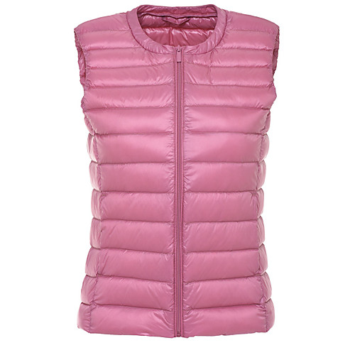 

Women's Hiking Down Jacket Hiking Vest / Gilet Winter Outdoor Quick Dry Lightweight Breathable Sweat wicking Winter Jacket Top Fishing Climbing Running Navy Wine Pink White Black / Sleeveless
