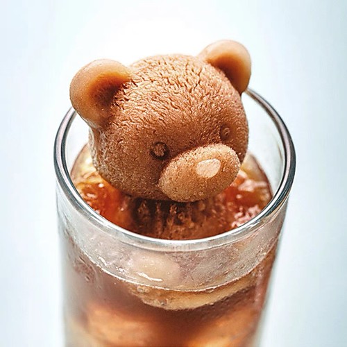 

3D Teddy Bear Ice Cube Mold 2 Pieces Set Tiktok Bear Silicone Animal Mold Soap Candle Mold Ice Cube for Coffee Milk Tea Candy Gummy Fondant Cake Baking Cupcake Topper Decoration
