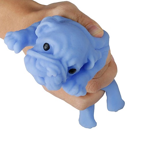 

2pcs Creative Venting Decompression Toy Novelty Practical Jokes Squeezing Shar Pei Dog Toys for Kids Adults Gifts