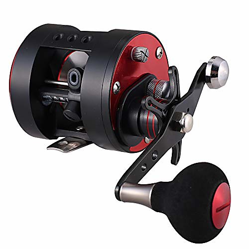 

trolling reel gla200 gla300 black red casting sea fishing saltwater baitcasting (gla300, right)