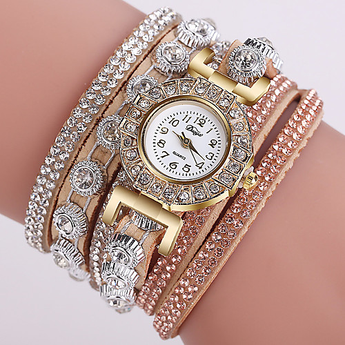 

european style new circle bracelet watch korean cashmere full diamond alloy women's fashion watch manufacturers selling spot