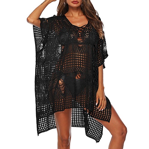 

Women's Knitted Solid Color Vest Half Sleeve Sweater Cardigans Crew Neck Fall Winter White Black Gray