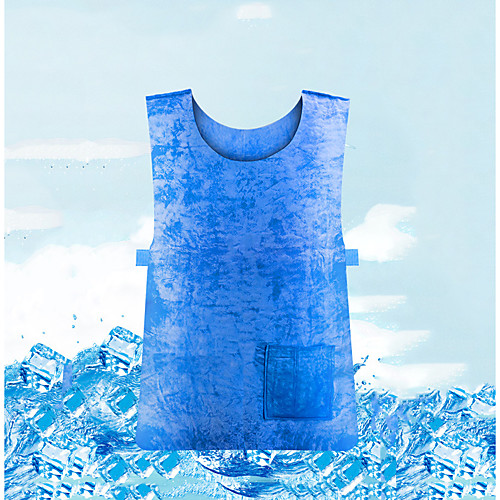 

Summer Hiking Cooling Vest Fishing Vest PVA Waterproof Fabric High Temperature Protective Ice Vest Jacket Top Outdoor Sports Work Vest for Outdoor Sports