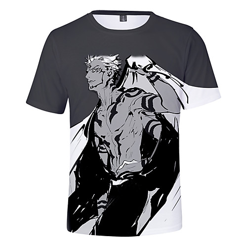 

Inspired by Jujutsu Kaisen Cosplay Cosplay Costume T-shirt Terylene 3D Printing T-shirt For Women's / Men's