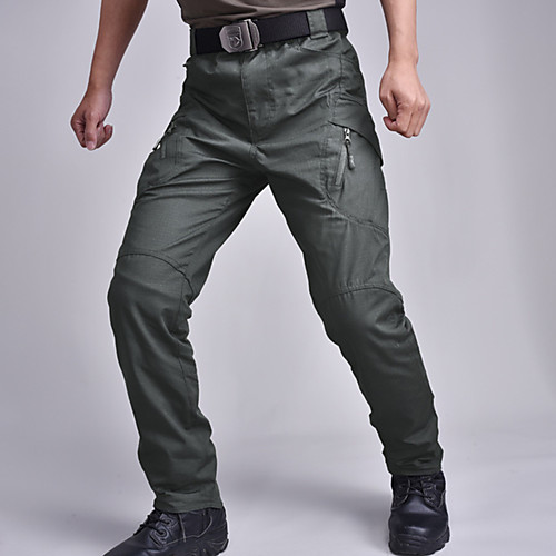 

men's tactical pants outdoor workout cargo pants men rip-stop work pants for men with multiple-pockets (khaki 31)