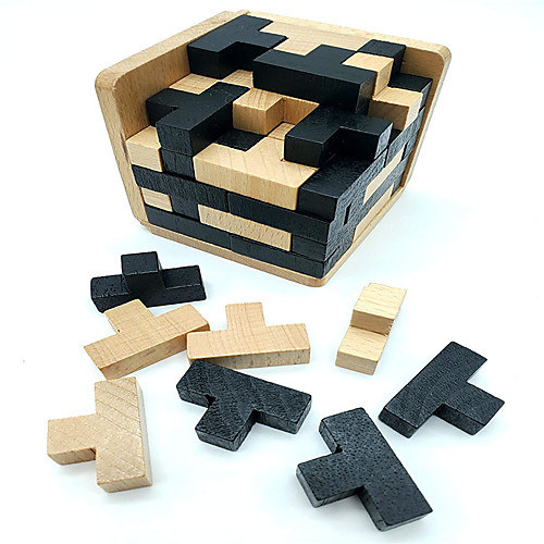 

Brain Teaser Puzzles for Adults - Brain Puzzles for Adults - Mind Puzzles for Adults - Cube Wood Puzzle Adult and Kids Favorite