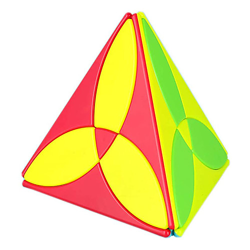 

QiYi Clover Pyramid Magic Cube 3 Leaf Tetrahedron Puzzle Cubo Magico Educational Toys Stickerless