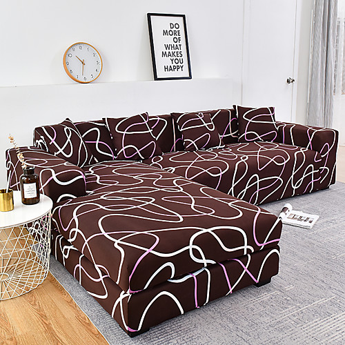 

Sofa Cover 1 Pc Furniture Protector Soft Stretch Sofa Slipcover Spandex Jacquard Fabric Super Fit for 14 Cushion Couch and L Shape SofaEasy to Install(1 Free Cushion Cover)