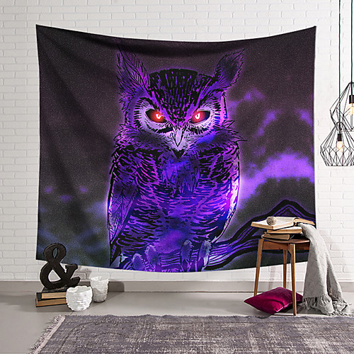 

Wall Tapestry Art Decor Blanket Curtain Hanging Home Bedroom Living Room Decoration Polyester Owl