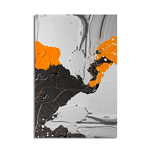 

Oil Painting Hand Painted Abstract Canvas Painting Comtemporary Simple Modern Stretched Canvas Ready to Hang
