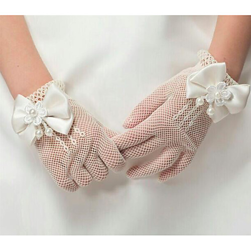 

Lace Wrist Length Glove Cute With Floral