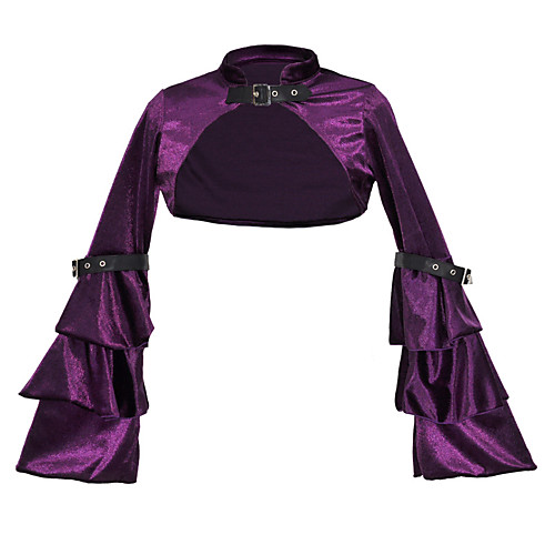 

Gothic Masquerade Women's Costume Red / Blue / Green Vintage Cosplay Festival Long Sleeve / Top