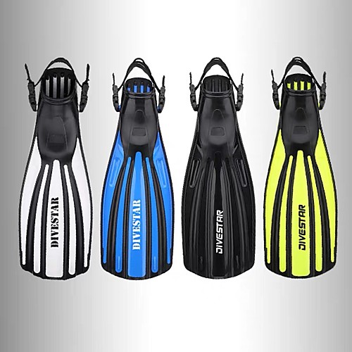

DIVESTAR Swim Fins Professional Swimming Diving Snorkeling Silicone - for Adults Black Yellow Blue