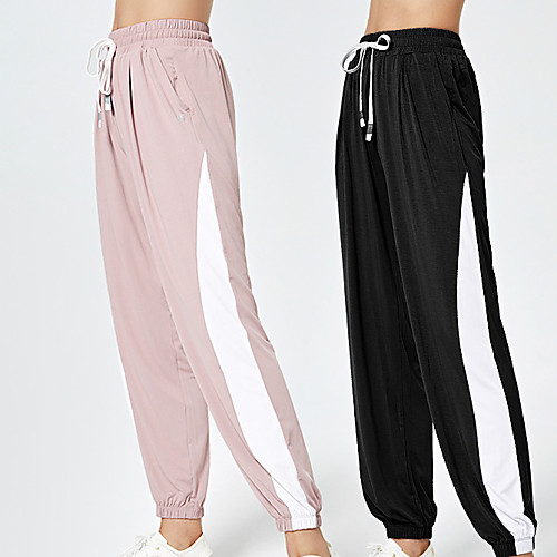 

Women's Sweatpants Jogger Pants Drawstring Pocket Spandex Cotton Color Block Sport Athleisure Pants / Trousers Pants Bottoms Moisture Wicking Quick Dry Breathable Soft Comfortable Everyday Use Casual
