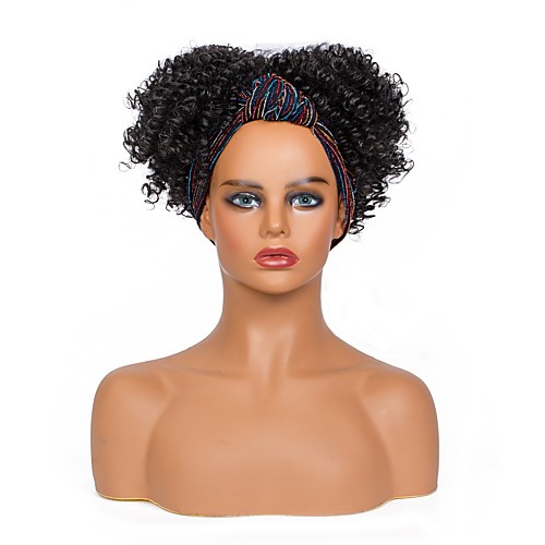 

foreign trade hair band wig african female explosive turban short curly hair high temperature silk chemical fiber headgear