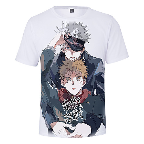 

Inspired by Jujutsu Kaisen Gojo Satoru Cosplay Costume T-shirt Terylene 3D Printing T-shirt For Women's / Men's