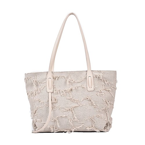 

Women's Bags Tote Date Office & Career 2021 Handbags White Black Gray