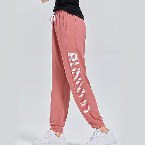 

Women's Sweatpants Jogger Pants Drawstring Pocket Letter & Number Sport Athleisure Pants / Trousers Pants Bottoms Moisture Wicking Quick Dry Breathable Soft Comfortable Everyday Use Casual Daily