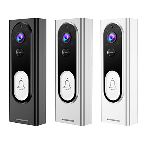 

Wireless Doorbell WiFi Video Smart Talk Door Ring Security HD Camera Bell Single machine with 32GB memory card and Ding Dong