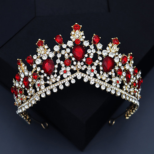 

Wedding Bridal Rhinestone / Alloy Headpiece with Crystals / Rhinestones 1 Piece Wedding / Special Occasion Headpiece