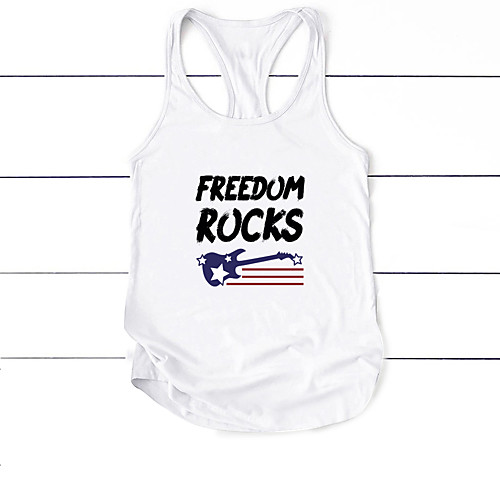 

Women's Yoga Top Racerback Fashion White Black Gray Cotton Fitness Gym Workout Running Tank Top T Shirt Sport Activewear Moisture Wicking Quick Dry Lightweight Breathable High Elasticity