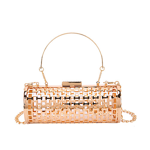

Women's Bags Evening Bag Party Wedding Party Birthday Handbags Chain Bag MessengerBag Champagne Gold