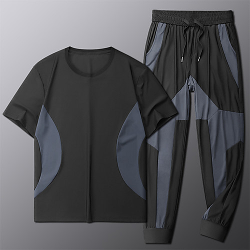 

mens casual tie dyeing print zipper long sleeve sweatshirt top pants sets sport suit tracksuit hoodie pant suits s-2xl