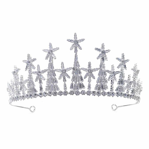 

Wedding Bridal Crystal Headpiece with Crystal 1 Piece Wedding / Special Occasion Headpiece