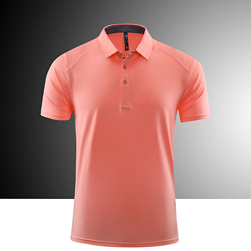 

Men's T shirt Hiking Tee shirt Hiking Polo Shirt Short Sleeve Tee Tshirt Top Outdoor Lightweight Breathable Quick Dry Sweat wicking Autumn / Fall Spring POLY Elastane White Black Red Hunting Fishing