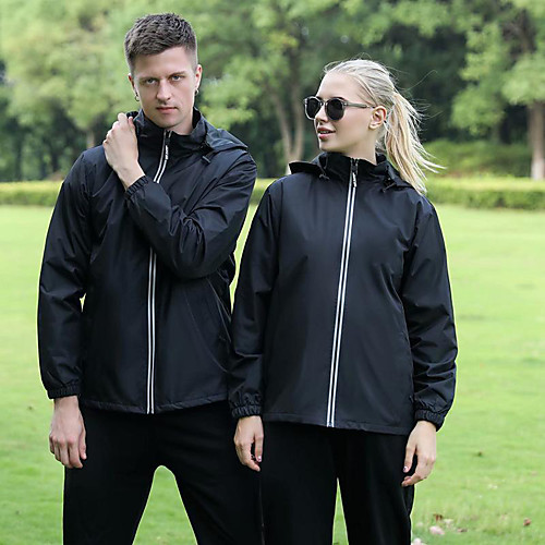 

Women's Men's Hiking Softshell Jacket Waterproof Hiking Jacket Hiking Windbreaker Outdoor Waterproof Lightweight Windproof Breathable Jacket Hoodie Top Hunting Fishing Climbing Sapphire Navy orange