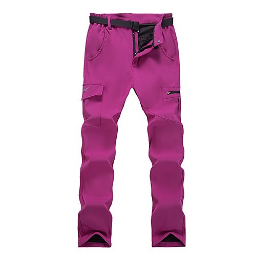 

Men's Hiking Pants Trousers Solid Color Outdoor Regular Fit Waterproof Quick Dry Breathable Stretchy Pants / Trousers Black Grey Dark Navy Rose Red Hunting Fishing Climbing XS S M L XL