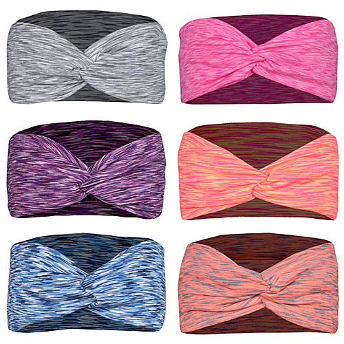 

new running yoga sports headband sweat-absorbent and anti-perspirant headband cross-knotted headband hair accessories logo customization