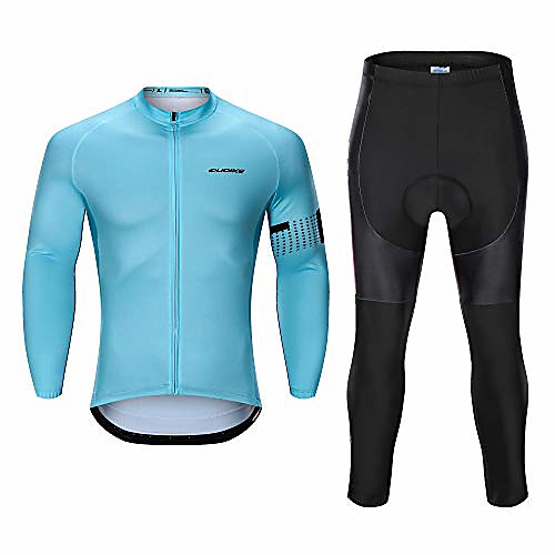 

men's long sleeve cycling jersey sets cycling clothes outdoor riding suits quick dry outfits