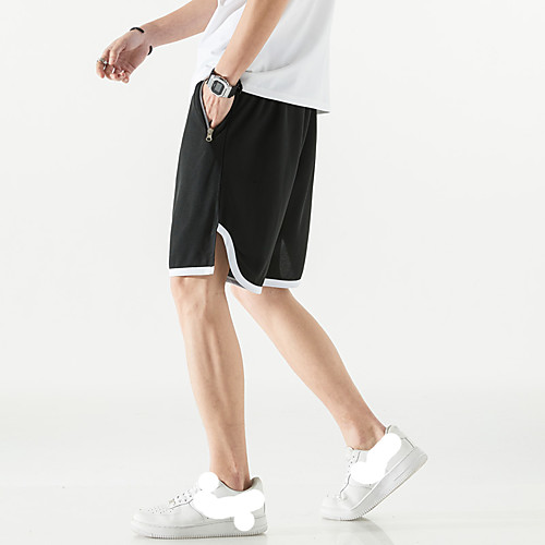 

Men's Running Shorts Street Shorts Drawstring Beach Volleyball Beach Workout Jogging Breathable Normal Sport White Black Red Grey / Athleisure