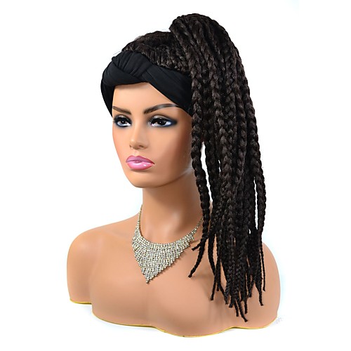 

african lady braid wig headgear, chemical fiber dirty braid wig headgear, fabric headscarf wig headgear