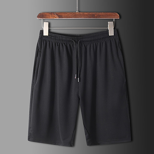 

Men's Hiking Shorts Solid Color Summer Outdoor Quick Dry Breathable Sweat wicking Wear Resistance Cotton Shorts Black Beach Traveling M L XL XXL XXXL