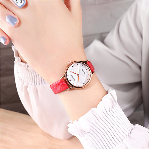 

fashion ladies watch rhinestone simple belt compact business quartz female watch