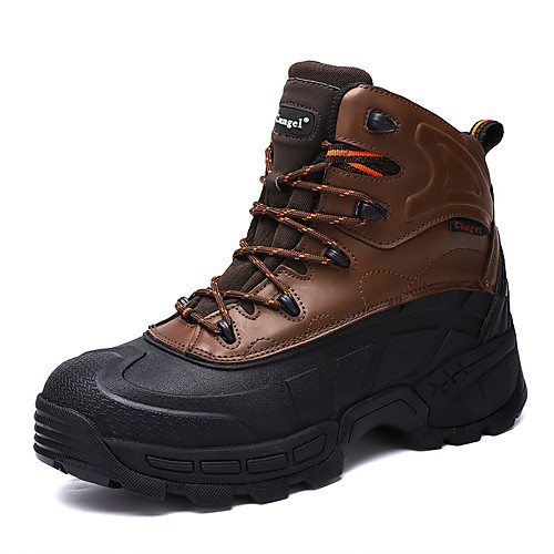 

Men's Running Shoes Hiking Shoes Sneakers Anti-Slip Breathable Wearable Comfortable Hiking Outdoor Exercise Running Spring, Fall, Winter, Summer Black Brown