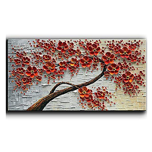

100% Hand-Painted Contemporary Art Oil Painting On Canvas Modern Paintings Home Interior Decor Peacock Art Painting Large Canvas Art(Rolled Canvas without Frame)