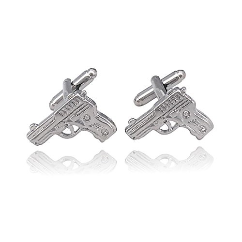 

cos (tm) guns and ammo cuff links (silver)