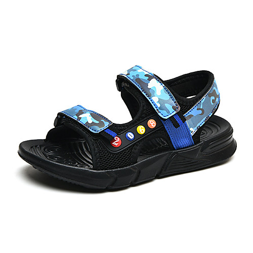 

Boys' Sandals Comfort Microfiber Big Kids(7years ) Daily Water Shoes Upstream Shoes Blue Green Summer