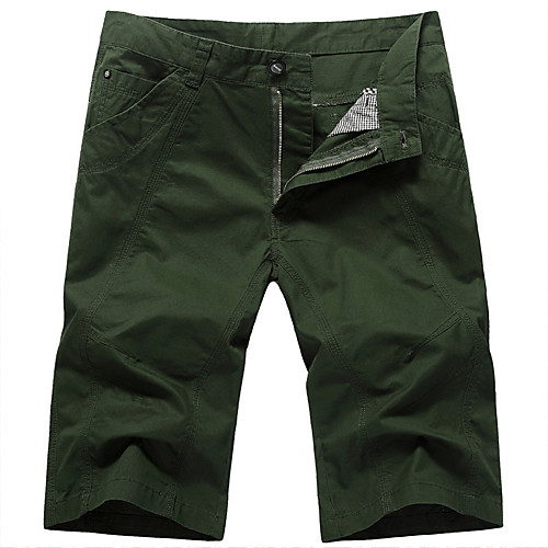 

Men's Hunting Pants Ventilation Wearproof Soft Summer Solid Colored Cotton for White Army Green Blue S M L XL XXL