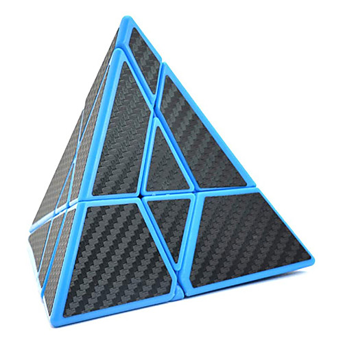 

Ghost Pyramid Cube Carbon Fiber Sticker Pyraminx Magic Cube Triangle Carbon Fiber Sticker Twisty Puzzle Brain Teaser Puzzle Toys