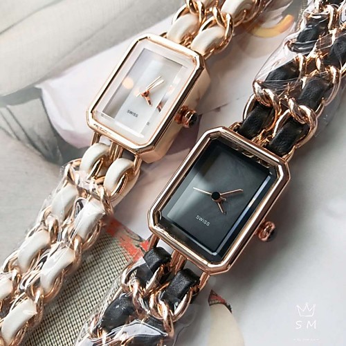

fashion elegant woven bracelet female watch